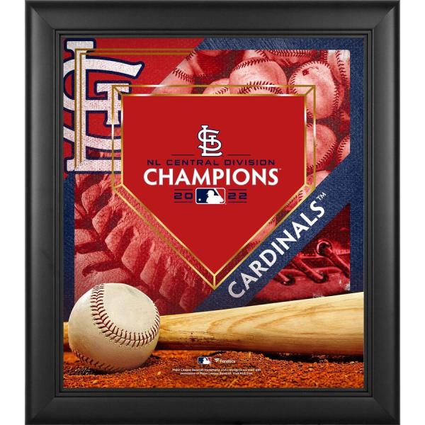 MLB カージナルス フォトフレーム Fanatics Authentic Framed 2022 ナショナル・リーグ 中地区 優勝 Fanatics Branded