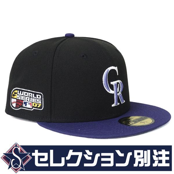 07thワールドシリーズMajestic製コロラドロッキーズ ベースボールシャツ MAJESTIC MLB ROCKIES/マジェスティック コロラド ロッキーズ