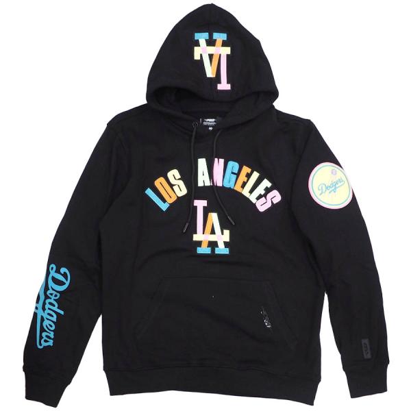 MLB ドジャース パーカー MEN'S PULL OVER HOODIE (Pastel Logo