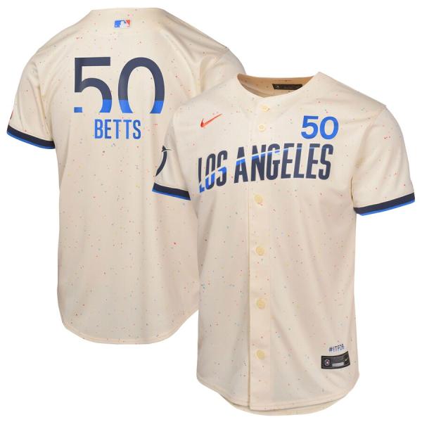 状態良好！NIKE社製 ドジャース ユニフォーム Mサイズ ブルー NIKE MLB ムーキー・ベッツ ドジャース ユニフォーム ユース
