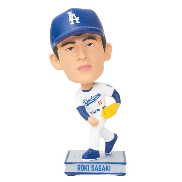 MLB 佐々木朗希 ドジャース ミニボブルヘッド 【2025個限定】4.5 Inch