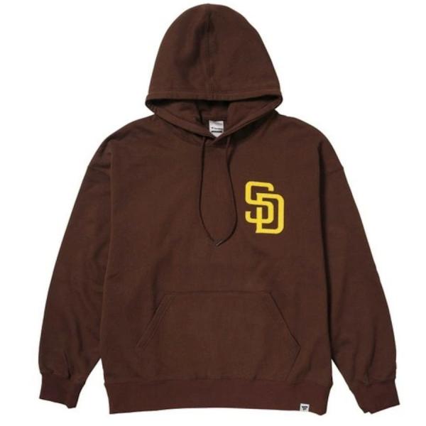 MLB パドレス パーカー Standard Emblem Logo フーディー Fanatics