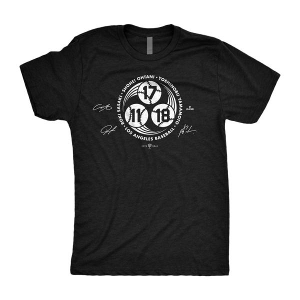 MLB 大谷翔平 山本由伸 佐々木朗希 ドジャース Tシャツ 【海外限定版】Strike 3 T-Shirtirt Rotowear ロイヤル