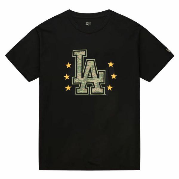 MLB �h�W���[�X T�V���c �y���n���t�i�z�A�[���h�t�H�[�X�f�[ Team Logo T-Shirt �j���[�G��/New Era �u���b�N ���i�摜