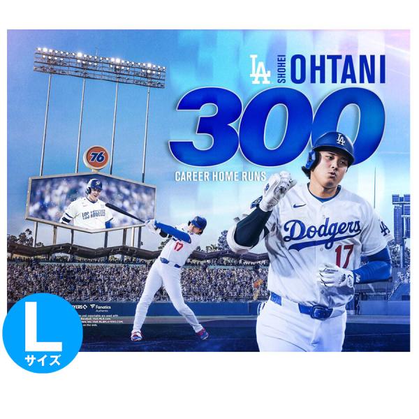 MLB 大谷翔平 ドジャース フォト ポスター 通算300号HR 達成記念 ホームラン Collage Photograph Fanatics