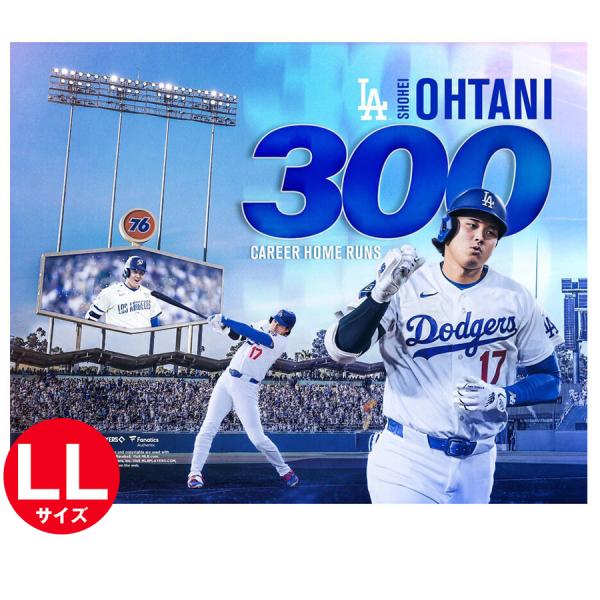 MLB 大谷翔平 ドジャース フォト ポスター 通算300号HR 達成記念 ホームラン Collage Photograph Fanatics
