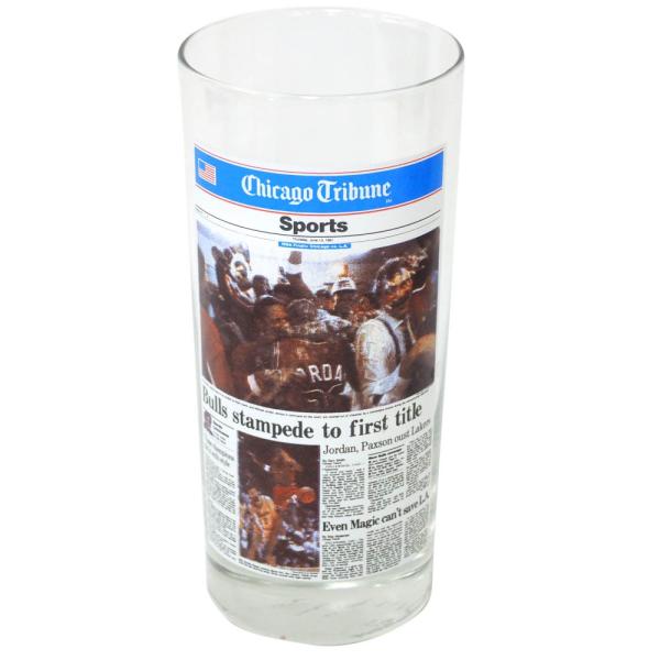 ■サイズ：▼約直径6.3cm×高さ16.3cm■素材：ガラス製■ブランド：Chicago Tribune■生産国：ー・商品は状態やサイズに差が生じる場合がございます。またデッドストック品は若干の汚れや経年劣化がある場合がございます。予めご了...