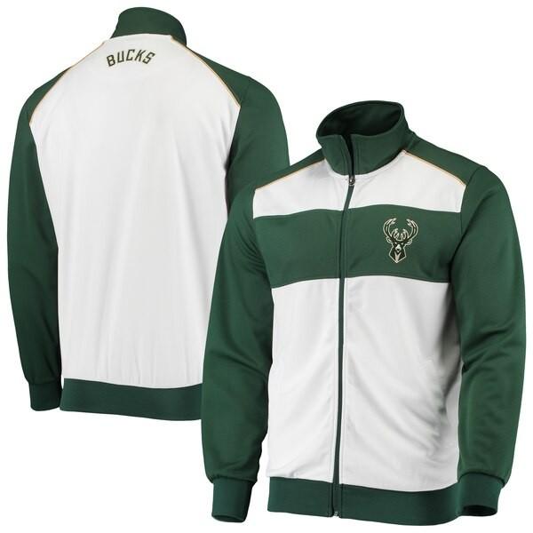 Nba ミルウォーキー バックス ジャケット アウター レイアップ フルジップ トラック G Iii ホワイト グリーン Nba 0216lft03 Mlb Nba Nflグッズ Selection 通販 Yahoo ショッピング