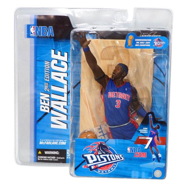 ベン　ウォーレス　マクファーレン　フィギュア NBA ベン・ウォーレス デトロイト・ピストンズ フィギュア シリーズ 7