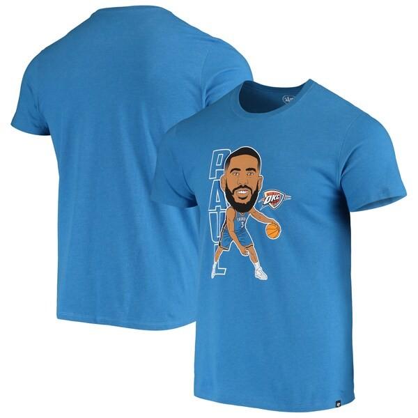 Nba クリス ポール オクラホマシティ サンダー Tシャツ Bobblehead T Shirt 47 Brand Heathered Blue Nba 0422bht01 Mlb Nba Nflグッズ Selection 通販 Yahoo ショッピング