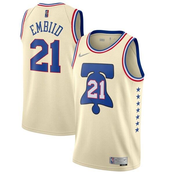 シクサーズ NBA 76ers　ジョエル・エンビード　ユニフォーム　バスケ ス - 76ersの球団新記録樹立 ジョエル・エンビードが自己最多の70得点 ウェア