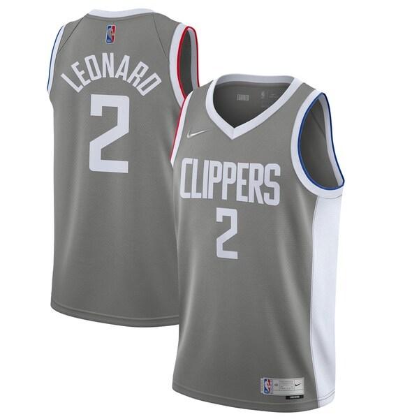 カワイ レナード Nba ユニフォーム クリッパーズ ナイキ 21 アーンドエディション スウィングマンジャージ グレー Nba eda15 Mlb Nba Nflグッズ Selection 通販 Yahoo ショッピング