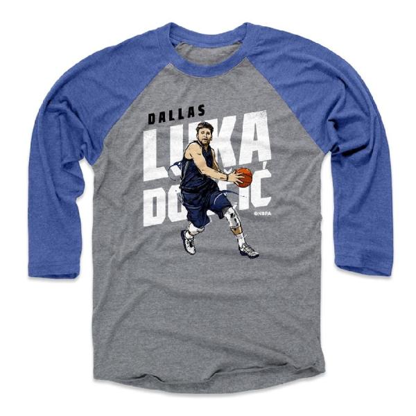 在庫入替特価 ロイヤル ルカ ドンチッチ ラグラン マーベリックス W Tシャツ T Shirts Raglan Nba Gdop Drive 500level 安い卸売り New 7cascades Com