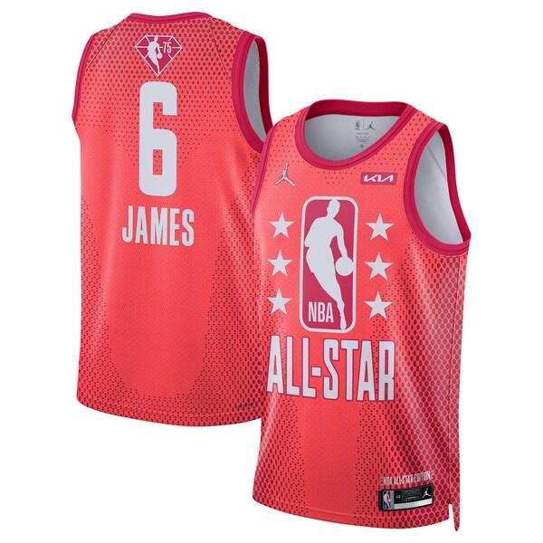 NBA レブロン・ジェームズ ユニフォーム 2022 NBA オールスター スウィングマン ジャージ All-Star Game  ジョーダン/Jordan マルーン