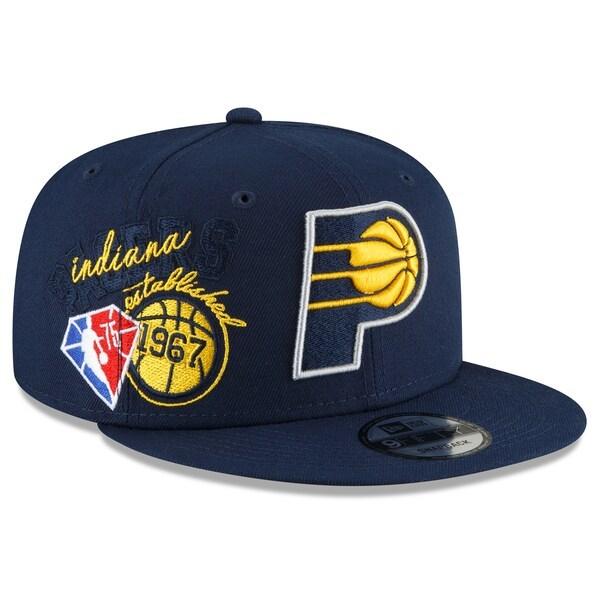 NEW ERA NBA ペイサーズ キャップ バック ハーフ スナップバック 75 