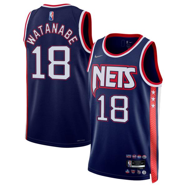 希少　NBA ユニフォーム NIKE 渡邊雄太　NETS L 現地購入 NIKE（ナイキ） NBA 渡邊雄太 ブルックリン・ネッツ ユニフォーム