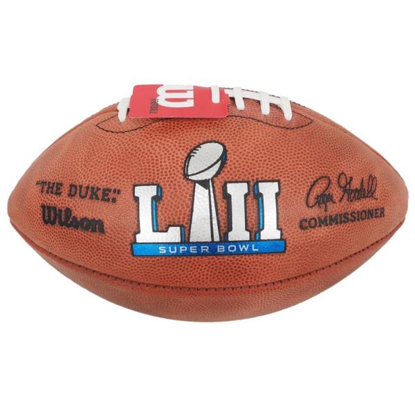 Nfl 第52回 スーパーボウル オフィシャル ゲーム ボール 公式球 ウィルソン Wilson Nfl sbb01 Mlb Nba Nflグッズ Selection 通販 Yahoo ショッピング
