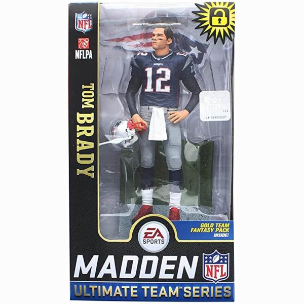 【レア　未開封】NFL　マクファーレン　スポーツフィギュア　★トム・ブレイディ★ NFL トム・ブレイディ ペイトリオッツ フィギュア EA Sports 17