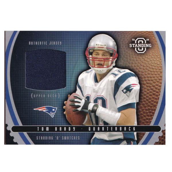 NFL �g���E�u���C�f�B �y�C�g���I�b�c �g���[�f�B���O�J�[�h 2003 Standing O Swatches Authentic Game Jerseys Card Upper Deck