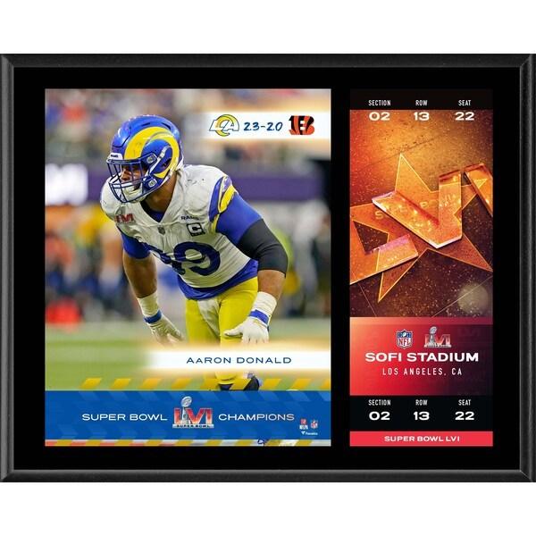 NFL ラムズ　アーロンドナルド　スーパーボウル 引退の可能性も示唆しつつ、スーパーボウル優勝をもう一度味わい