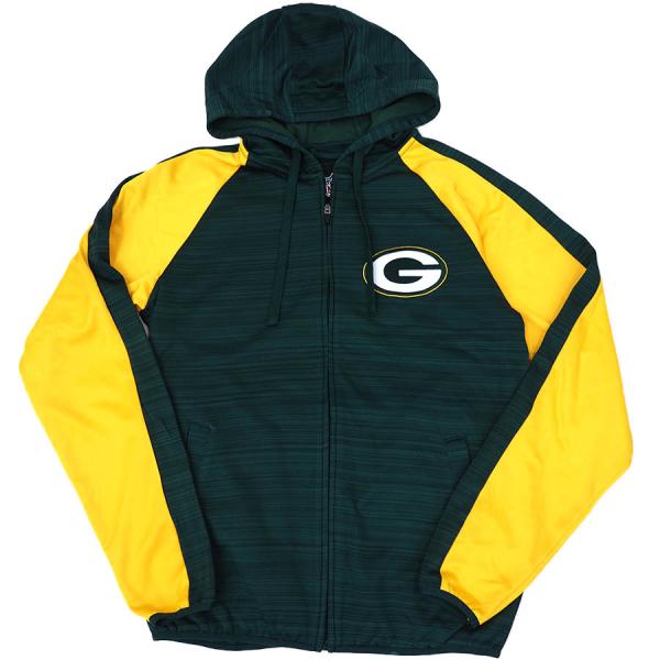 NFL パッカーズ ジャケット ニュートラル Zone トラック アウター G-III グリーン/ゴールド 2212fsg