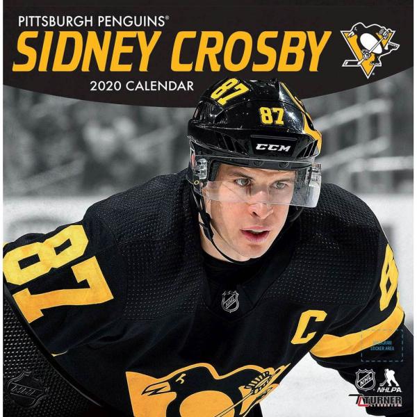 ご予約 NHL シドニー・クロスビー ペンギンズ 2020 プレイヤー ウォール カレンダー Turner