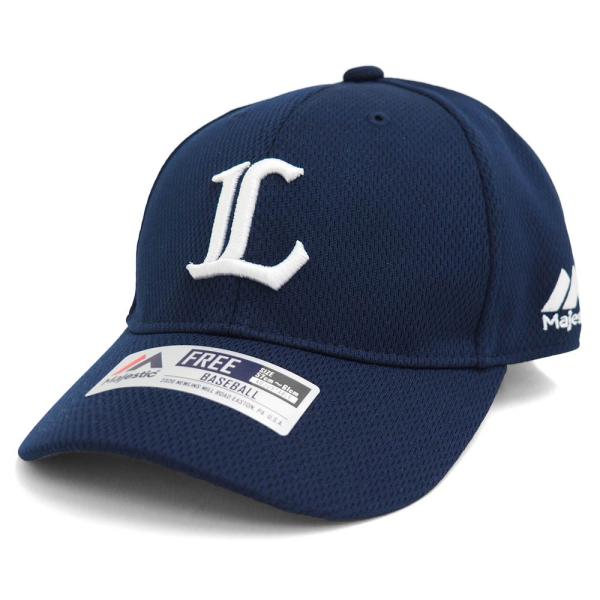 ライオンズ　majestic PROMODEL 野球キャップ 赤つば selection-j_npb-160804cap01