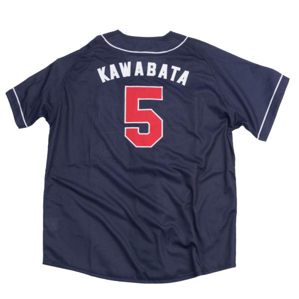 東京ヤクルトスワローズ - ヤクルトスワローズ　復刻ユニホーム　「1999-2005」　ホーム　川端　5 selection-j_npb-190717ykj16