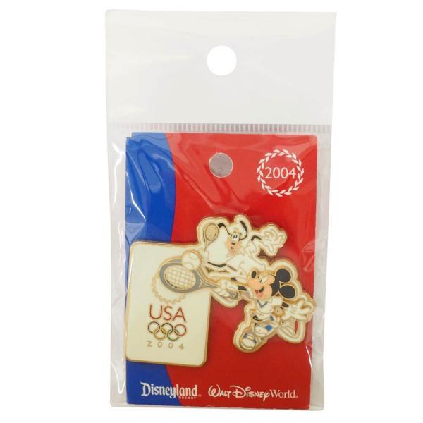 �A�����J��\ �f�B�Y�j�[ 2004 �A�e�l USA Decathlon Sereis Pin : Tennis �s���o�b�` �s���Y Disney