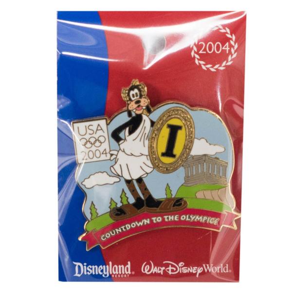 �A�����J��\ �f�B�Y�j�[ 2004 �A�e�l Countdown to the Olympics Pin : 1 (Goofy) LE750 �s���o�b�` �s���Y Disney