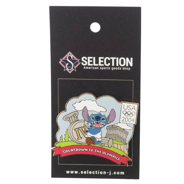 Olympic ���� &amp; �X�e�B�b�` USA 2004 Countdown to the Olympics Pin : 4 (Stich) LE750 Walt Disney World