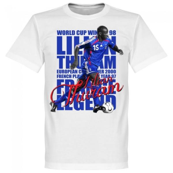 フランス代表 リリアン・テュラム Tシャツ SOCCER レジェンド サッカー/フットボール ホワイト