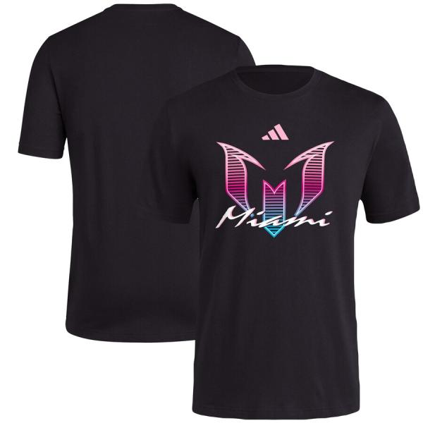 【海外限定】adidas×ミロ　コラボTシャツ　ステイホーム　スターター　黒 海外限定】adidas×ミロ コラボTシャツ レパックスターター 黒