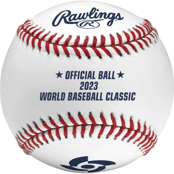 WBC 公式球 2023 World Baseball Classic Logo Baseball with Case Rawlings