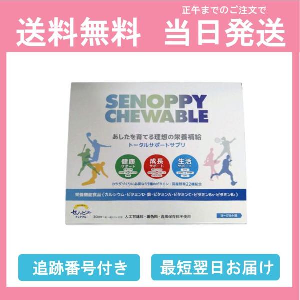 セノッピー チュアブル SENOPPY CHEWABLE 30日分 30包 ヨーグルト味 ラムネタイプ 送料無料 当日発送 :01-127:セレクションR 通販 セノッピー チュアブル SENOPPY CHEWABLE 30日分 30包 ヨーグルト味 ラムネタイプ 送料無料 当日発送