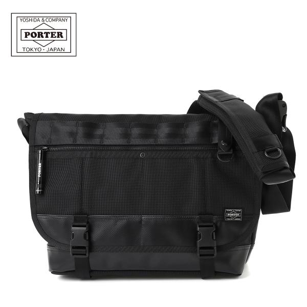 ポーター ヒート メッセンジャーバッグ (L) 703-07967 PORTER HEAT 吉田カバン バッグ ショルダーバッグ メンズ レディース 斜めがけ 大きめ 大容量 A4 B4