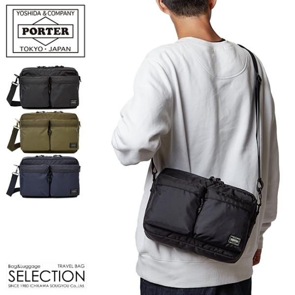 PORTER FORCE ショルダーバッグ ブラック FORCE(フォース) SHOULDER BAG | 吉田カバンホームページ | YOSHIDA & Co.