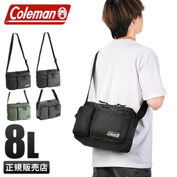コールマン ショルダーバッグ メンズ レディース ブランド 大きめ 大容量 軽量 斜めがけ 8L B5 ウォーカー Coleman walker
