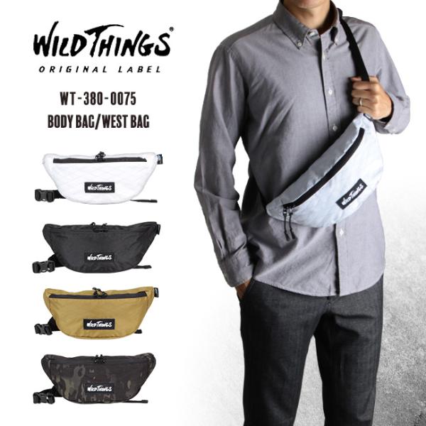 WILD THINGS 最大43% 10/18まで ボディバッグ ウエストバッグ