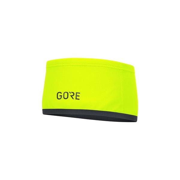 GORE ゴア WINDSTOPPER ヘッドバンド:ネオンイエロー