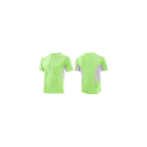 2XU MR2201a Comp Run S/S Top（ランニングウェア）:NLM/CGY