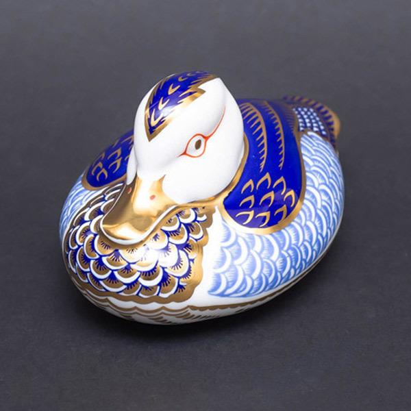 ロイヤル・クラウン・ダービー ペーパーウェイト カモ（鴨