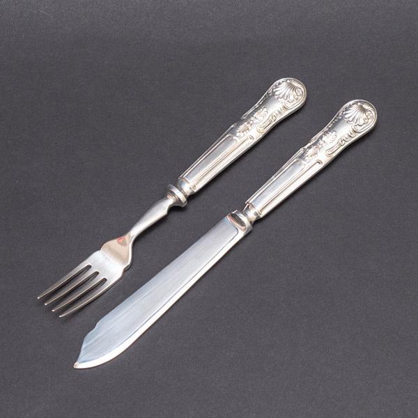 マッピン＆ウェッブ キングスズパターン フィッシュナイフ＆フィッシュ