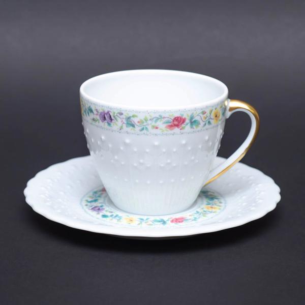 リモージュ　ジョルジュ　ボワイエ 食器 美品】リモージュ（ジョルジュ・ボワイエ）☆リビエラブルー☆トリオ