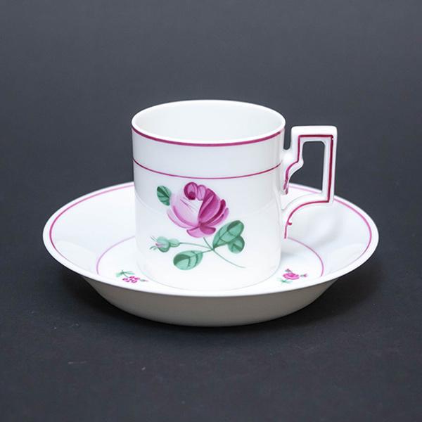 アウガルテン オールドウィンナーローズ モカカップ＆ソーサー