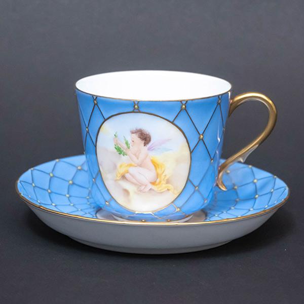 ヘレンドフンボルトカップ&ソーサー ヘレンド（HEREND） フンボルト（ブルー） カップ＆ソーサー ※マスター