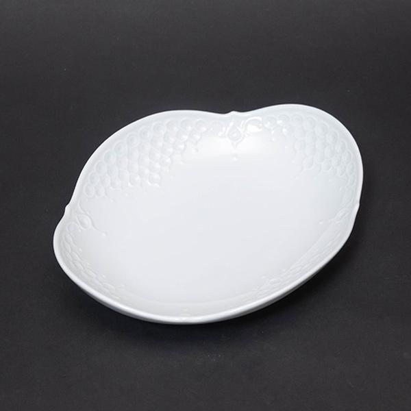 美品✨マイセン ホワイトレリーフ オードブルディッシュ 皿 2枚 美品✨マイセン ホワイトレリーフ オードブルディッシュ 皿 2枚