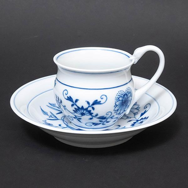 ブルーオニオン マイセン コーヒーカップ＆ソーサー（14581 