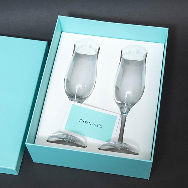 ⚫️ティファニー Tiffany グラス シャンパングラス ペアセット TIFFANY&Co.（ティファニー） スウィング シャンパングラス（ペア