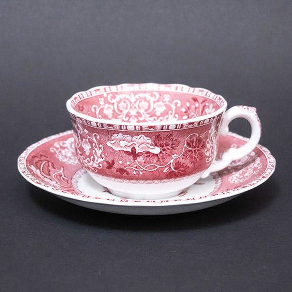 Spode スポード ピンクカミラ ティーカップ＆ソーサー